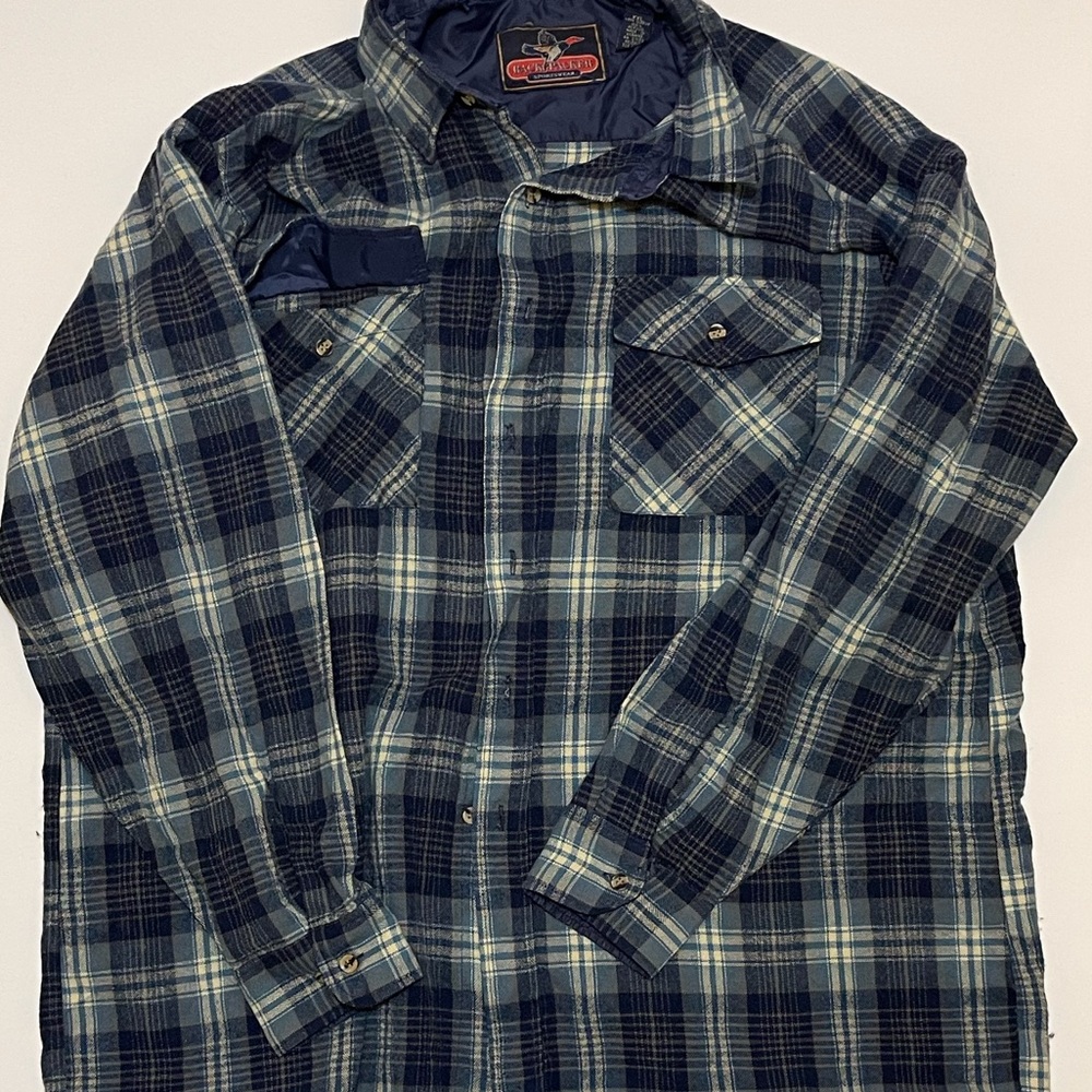 Backpacker flannel shirt Long sleeve men’s XXL @v